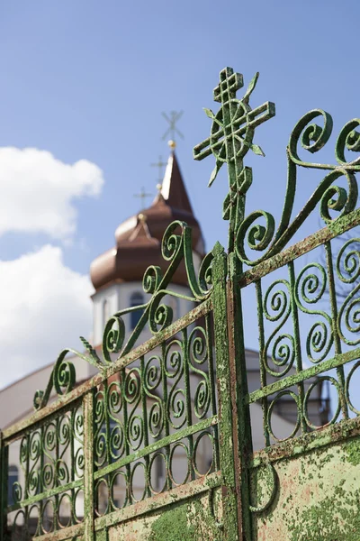 Молдова, Церковь в городе Трушень — стоковое фото