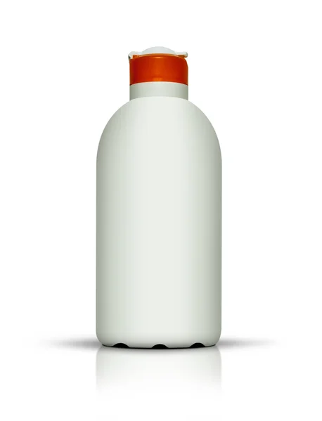 Eine Flasche Sonnencreme — Stockfoto