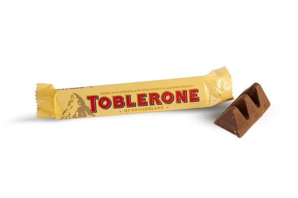 แถบของ toblerone — ภาพถ่ายสต็อก