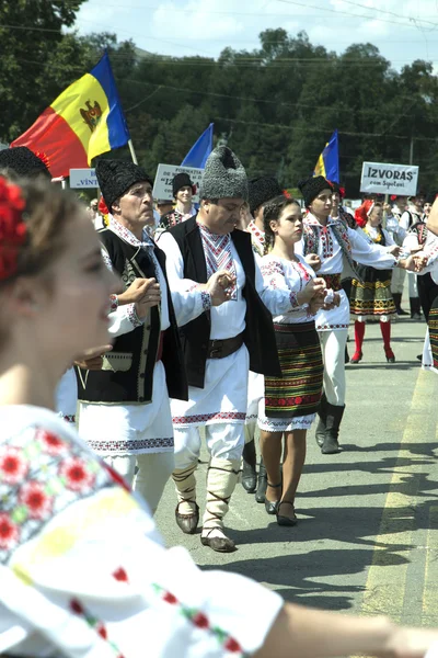 Молдова, Кишинів, День незалежності, Національна Асамблея площі, n — стокове фото