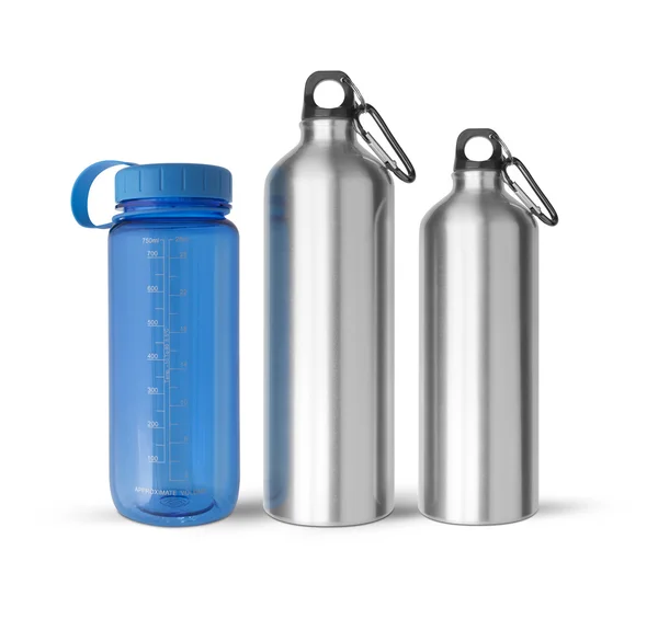 Deporte botellas de agua conjunto — Foto de Stock