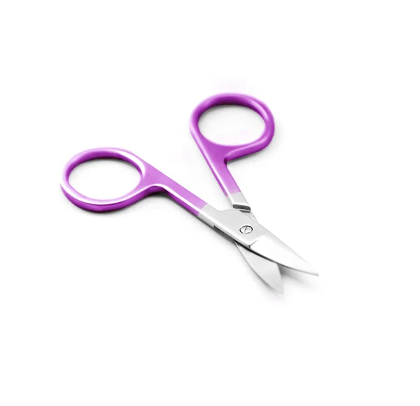 Nail scissors isolated on white — Stock Photo, Image