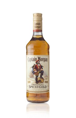 Captain Morgan is a brand of rum clipart