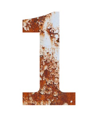 Eski paslı metal alfabesi, metin 1