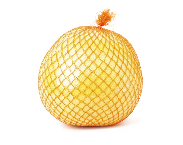 Pomelo Agrumi Pacchetto Spedizione Arancione Vicino Isolato Uno Sfondo Bianco — Foto Stock