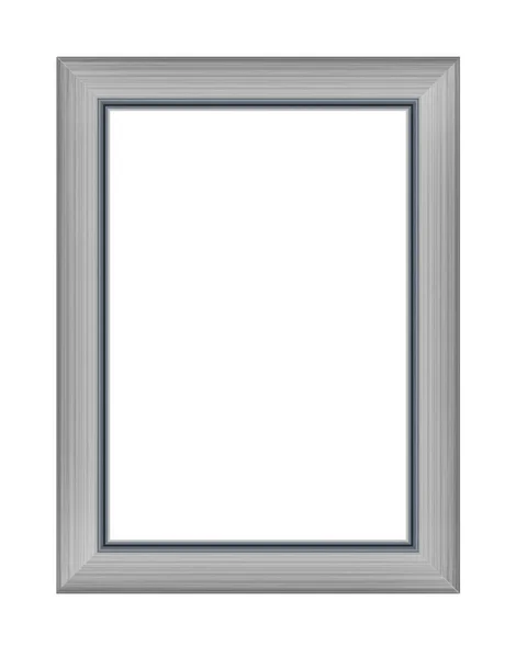 Houten Frame Voor Foto Foto Frame Voor Een Spiegel Geïsoleerd — Stockfoto