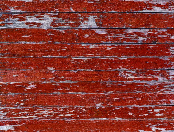 Textura Madeira Color Peel Velho Madeira Pintada Luz Vermelha Cerca — Fotografia de Stock