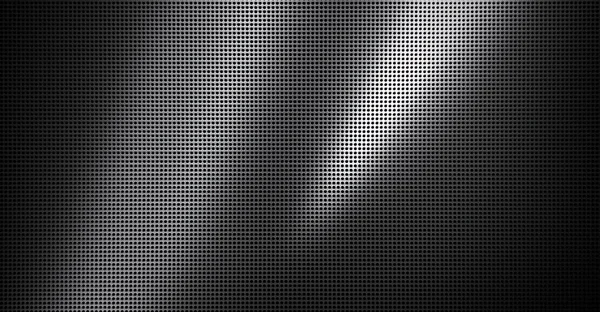 Spot Lit Perforated Metal Plate Metal Background Close — Stock Photo, Image