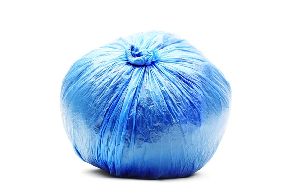 Bolsa de basura azul —  Fotos de Stock