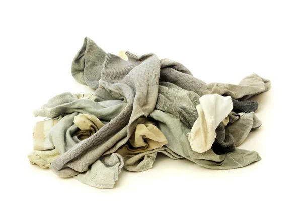 Bir sürü beyaz izole kullanılan çorap