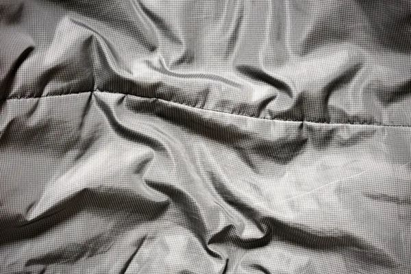 Czarny syntetykami tkanina tekstura tło — Zdjęcie stockowe