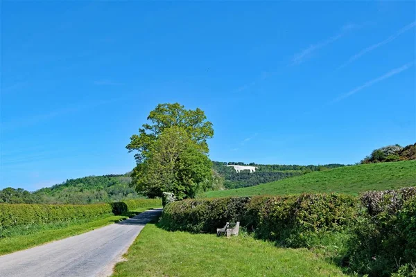 Kilburn White Horse Can Seen Miles Said Largest Most Northerly — Stock Photo, Image