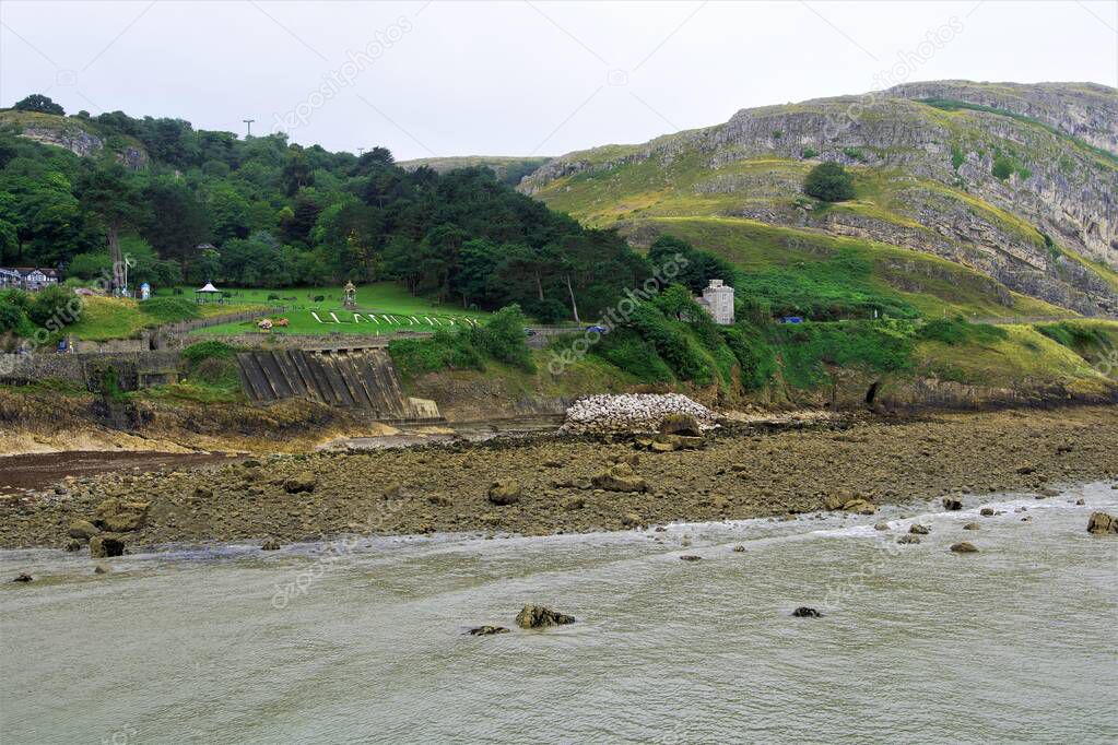 The Great Orme is a limestone headland on the north coast of Wales.  It's name derives fom the Old norse word for sea serpent.