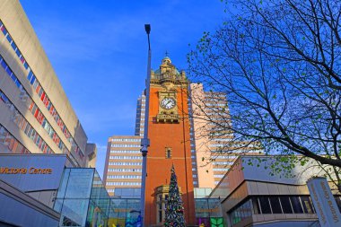 Victoria Center, Nottingham, İngiltere, her zamanki gibi meşguldü, bütçe gününde, 26 Kasım 2025.
