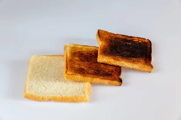 Tostadas Aisladas Sobre Fondo Blanco — Foto de Stock