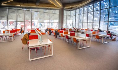 Toronto, Kanada-4 Nisan 2020: Toronto Kampüsü 'ndeki Ryerson Üniversitesi binaları