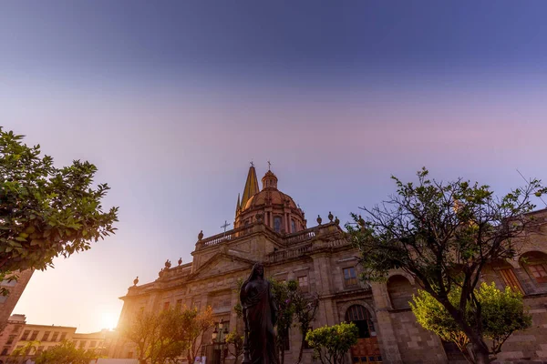 Monument Guadalajara Cathédrale centrale Cathédrale de l'Assomption de Notre-Dame dans le centre-ville historique — Photo