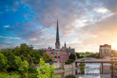 Cambridge, Ontario, Kanada 'nın tarihi şehir merkezi