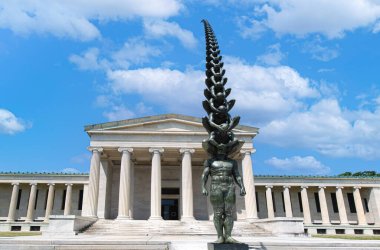 Albright-Knox Art Gallery, a major showplace for modern art and contemporary art clipart
