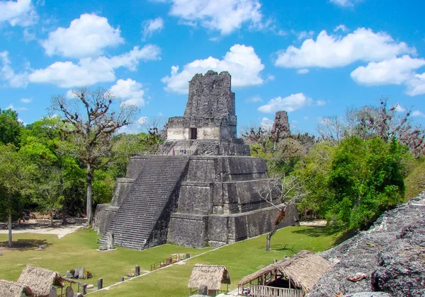 Antike Tikal-Pyramiden in Guatemala — Stockfoto