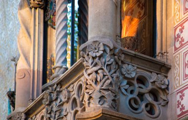 Barcelona, buildings along Passeig de Gracia avenue