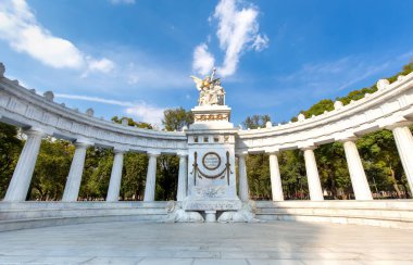 Benito Juarez Anıtı Mexico City 'deki Juarez Hemicycle Central Park