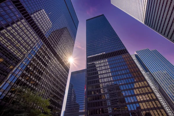Scénická finanční čtvrť Toronto panorama a moderní architektura panorama — Stock fotografie