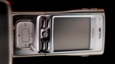 Dikey Video, Nokia N91 Eski Vintage Mobil GSM Telefon Kapatma Merkezinde