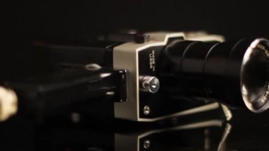 70 'lerden kalma Zenit Quarz 8mm Film Kamerası, SSCB yapımı. Kapat.