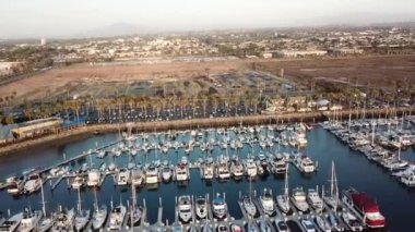 San Diego Marina, Yelkenli Tekneler ve Yatlar, Kaliforniya, ABD, İHA