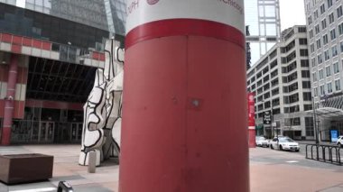 Chicago USA Corona Virüs ve Kilitleme sırasında, Kapatılan Atrium Alışveriş Merkezi