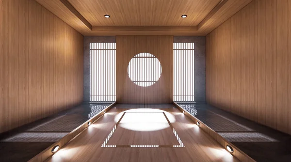 Hal Als Japanse Kamer Heeft Een Side Pool Design Kamer — Stockfoto