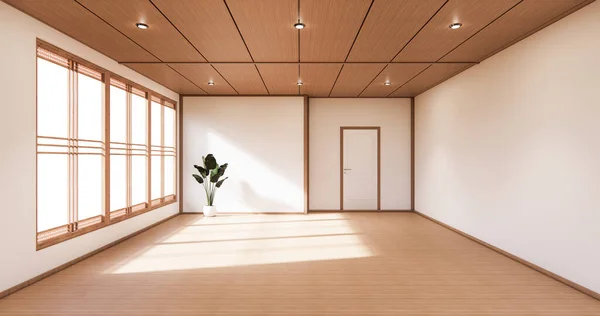 Desain Minimal Gaya Kamar Jepang Rendering — Stok Foto