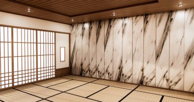 Duvar granit dizayn 3D işlemeli tropikal stil