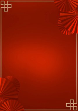 Podyum dikey arka plan Japon tarzı gösteri ürünü. 3B görüntüleme