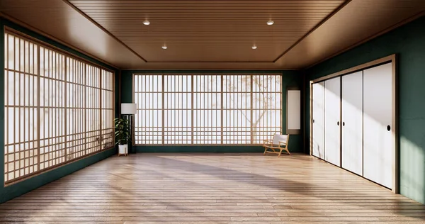 Ruangan Kosong Ruangan Putih Ruangan Modern Bersih Gaya Jepang — Stok Foto