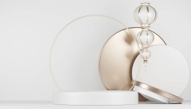 3D tasarımı uygun ürünler için sahne podyumu