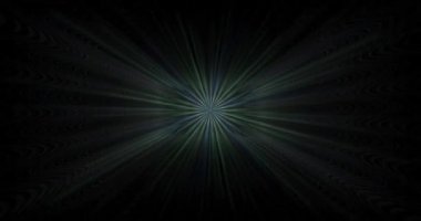 Çerçevenin merkezinden parlayan ışık ışınları giderek daha da parlaklaşıyor. Sonra dağınık bir spirale dönüşür ve başlangıç noktasına geri dönerler ve video sonsuz ve pürüzsüz olur..