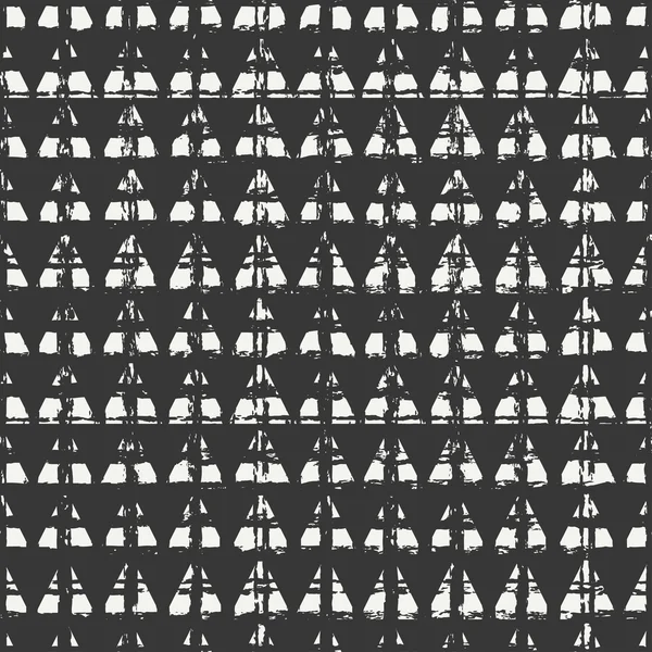 Geometric hipster seamless pattern with triangle, cross. Pencil stripes. Scribble lines. Wrapping paper. Scrapbook. Tiling. Vector illustration. Background. Graphic texture, wallpaper. — Stock Vector