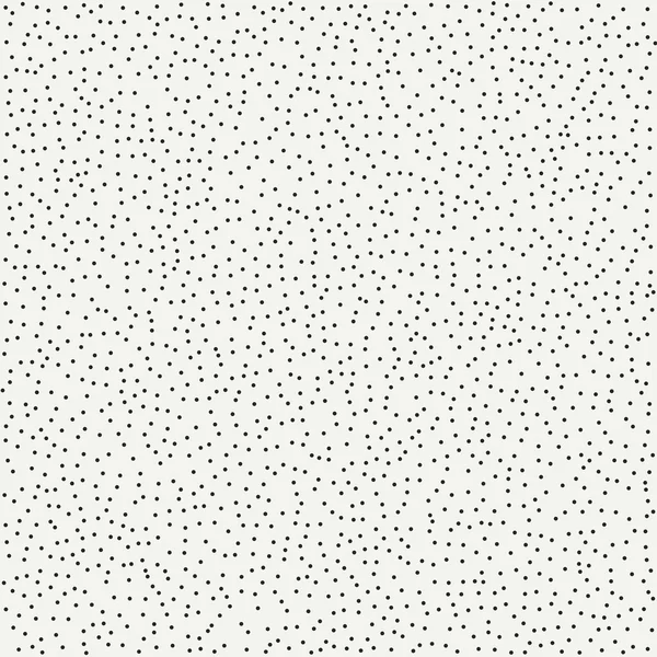 Polka dot. Geometric monochrome abstract pattern with round, dotted circle. Wrapping paper. Scrapbook paper. Tiling. Vector illustration. Background. Graphic texture with randomly disposed spots. — Stock Vector