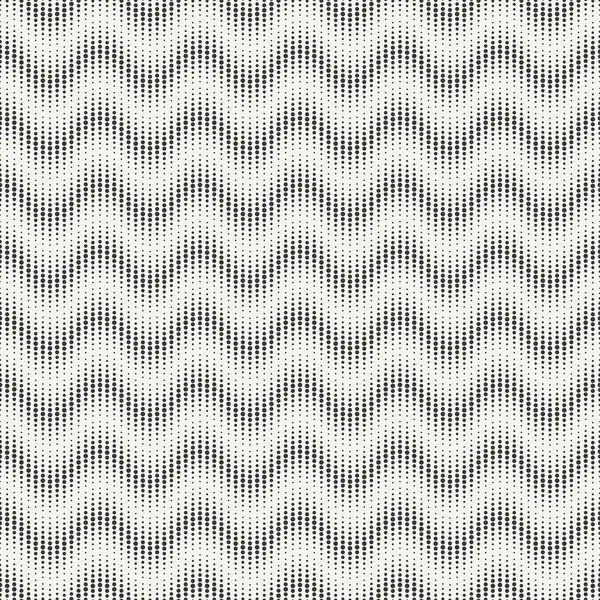 Geometrische abstracte Chevron zigzag strepen patroon. Inpakpapier. ScrapBook papier. Vector illustratie. Achtergrond. Grafische textuur met willekeurig afgestoten vlekken. Gestippelde chevrons. Onregelmatige cirkels. — Stockvector