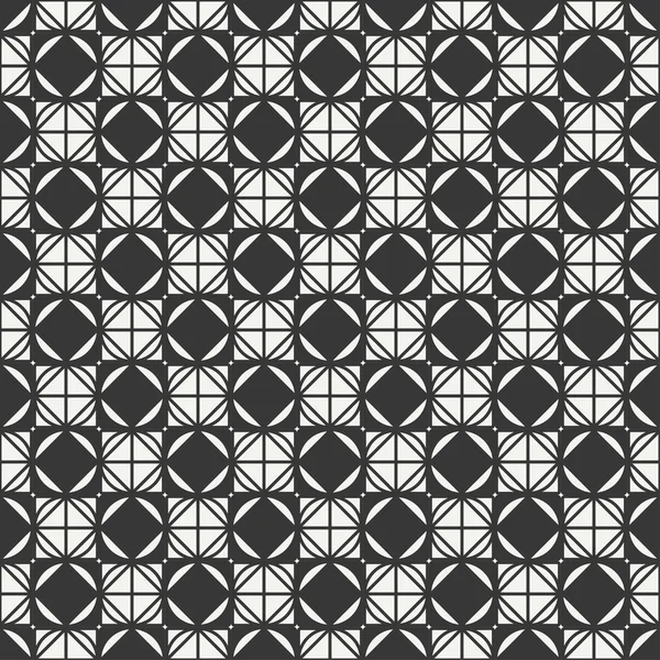 Geometric abstract seamless cube pattern with rhombuses, square, cube. Wrapping paper. Paper for scrapbook. Tiling. Vector illustration. Background. Graphic texture. Optical illusion effect. — Stock Vector