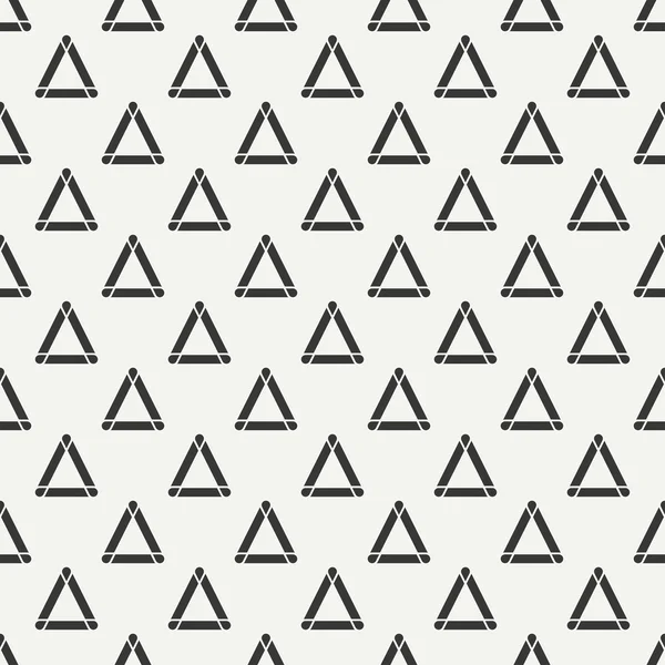 Geometric line monochrome abstract hipster seamless pattern with triangle. Wrapping paper. Scrapbook paper. Tiling. Vector illustration. Background. Graphic texture for your design, wallpaper. — Stock Vector