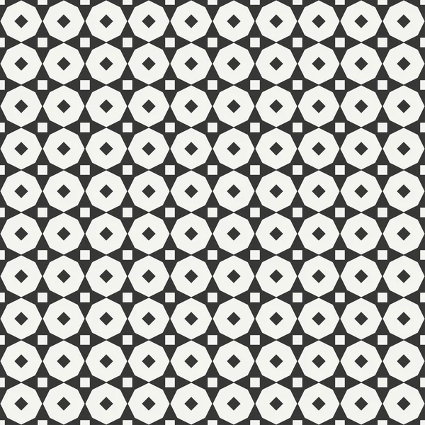 Ligne géométrique motif arabe sans couture en treillis monochrome. Style oriental islamique. Du papier d'emballage. Du papier journal. Du carrelage. Illustration vectorielle blanche. D'origine marocaine. Swatches. Texture graphique . — Image vectorielle