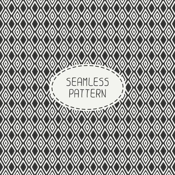 Geometrik çizgi rhombus, kare ile seamless modeli. Karalama defteri için kağıt. Döşeme. Güzel vektör çizim. Arka plan. Elle çizilmiş karalamalar. Şık grafik doku tasarım, duvar kağıdı için. — Stok Vektör