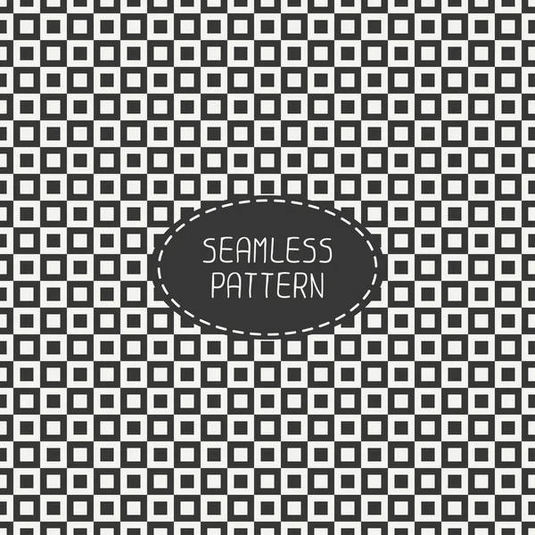 Geometric monochrome hipster squares seamless pattern. Paper for scrapbook. Tiling. Chess board. Beautiful vector illustration. Background. Stylish graphic texture for your design, wallpaper. — Stock Vector