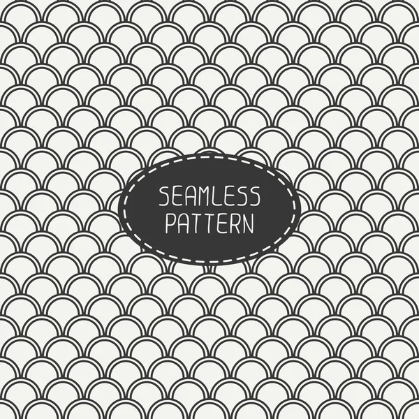 Seamless retro vintage marine geometric line pattern. Tiling. Packaging paper. Beautiful vector illustration. Wave background. Stylish graphic texture for your design. For wallpaper, pattern fills. — Stock Vector