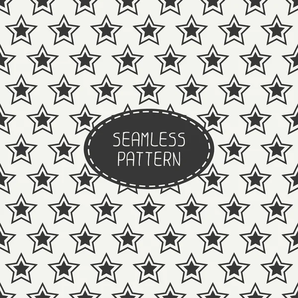 Geometric seamless pattern with stars. Wrapping paper. Paper for scrapbook. Tiling. Beautiful vector illustration. Starry background. Stylish graphic texture  for your design, wallpaper, pattern. — Stock Vector