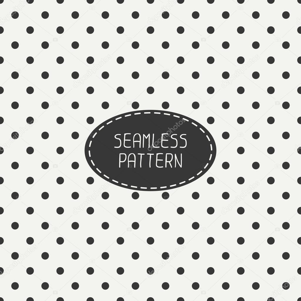 Geometric seamless polka dot pattern with circles. Wrapping paper. Paper for scrapbook. Tiling. Peas. Vector illustration. Background. Swatches. Stylish graphic texture  for design, wallpaper.