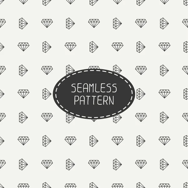 Vector geometric seamless retro pattern with vintage hipster diamond. Wrapping paper. Paper for scrapbook. Fashion background. Tiling. Stylish graphic texture for your design. — Stock Vector